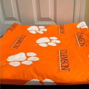 Clemson University Orange shower curtain
